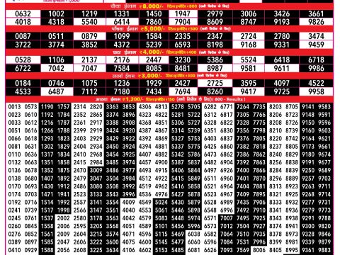 Rajshree 500 Monthly Lottery Result Today 09.06.26