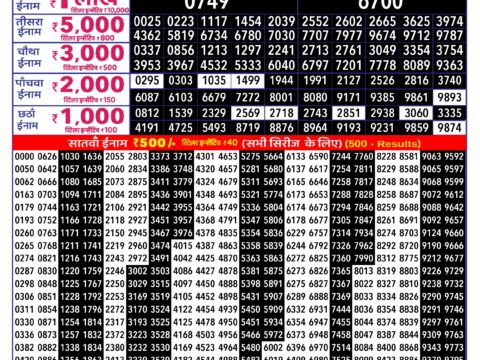 Rajshree 250 Monthly Lottery Result Today 04.08.26