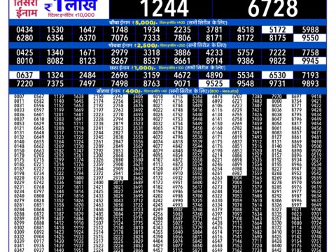 Rajshree 300 Monthly Lottery Result Today 15.09.26
