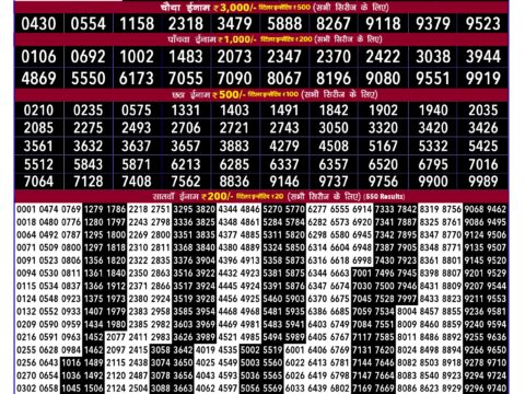 Rajshree 100 Monthly Lottery Result Today 01.10.26